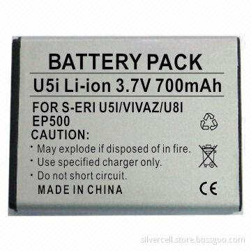 Smartphone Li-ion Battery for Sony Ericsson U5i-1, with 700mAh Capacity
